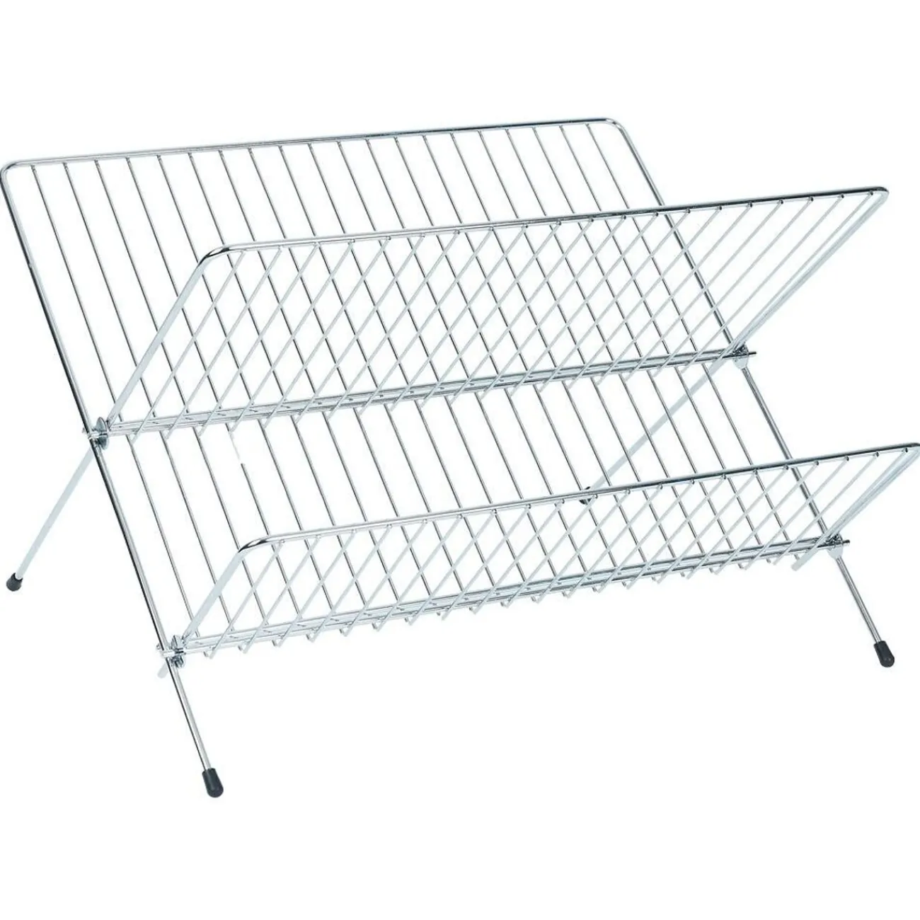 Hot Égouttoir pliable en métal gris 36x31xH22cm Rangement De Cuisine