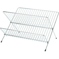 Hot Égouttoir pliable en métal gris 36x31xH22cm Rangement De Cuisine