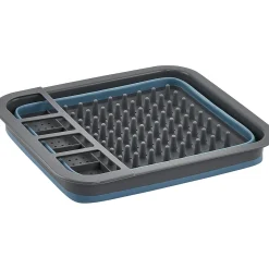 Égouttoir rétractable gris et bleu Rangement De Cuisine