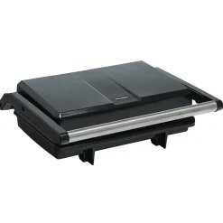 Discount Grill panini anti-adhésif 850W - 26x22xH9cm Petit Électroménager