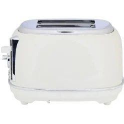 Hot Grille pain Homday retro blanc crème Petit Électroménager