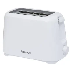 Outlet Grille pain toaster Homday blanc 700W Petit Électroménager