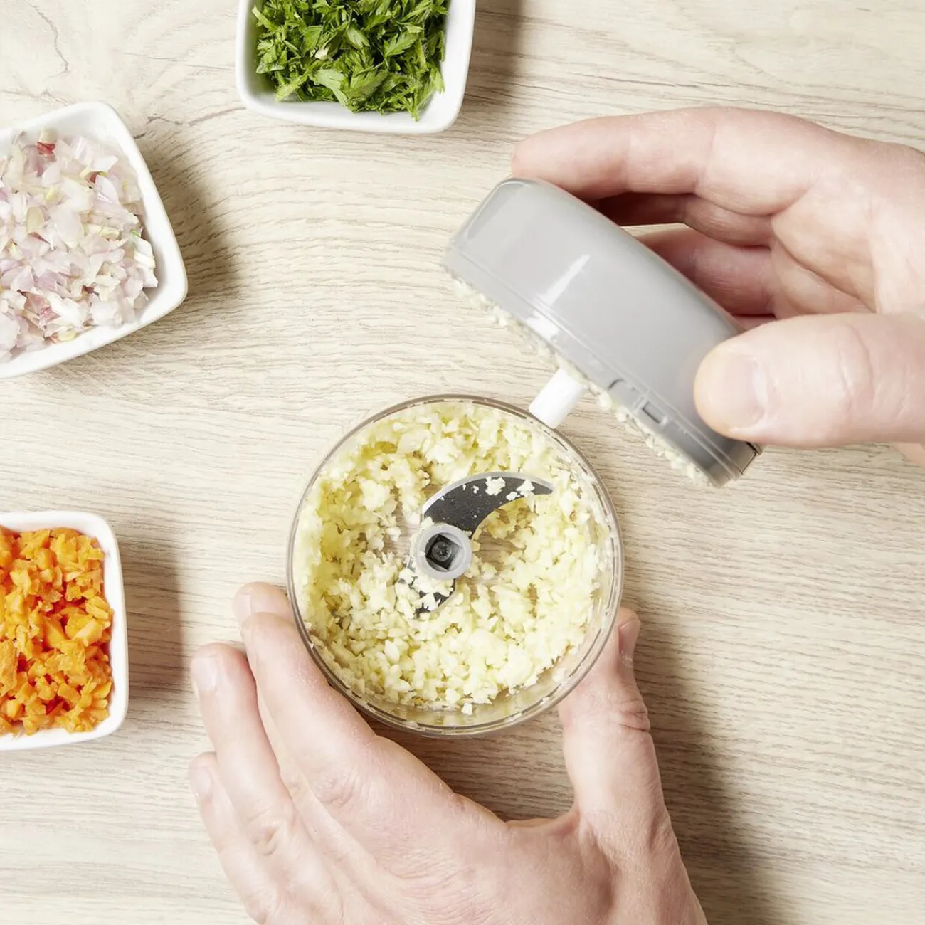 New Hachoir manuel coupe-légumes Ø9xH7cm Préparation Culinaire