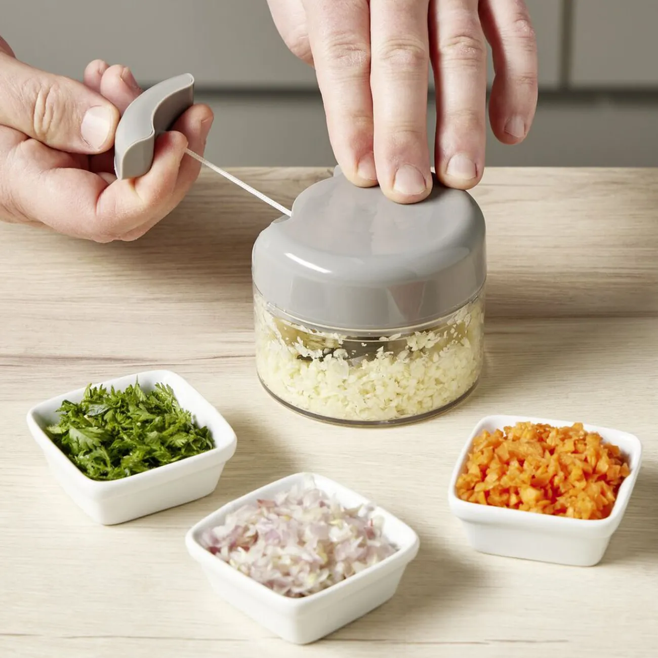 New Hachoir manuel coupe-légumes Ø9xH7cm Préparation Culinaire