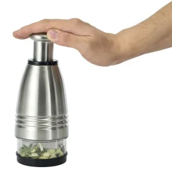 Hachoir manuel inox acrylique Petit Électroménager