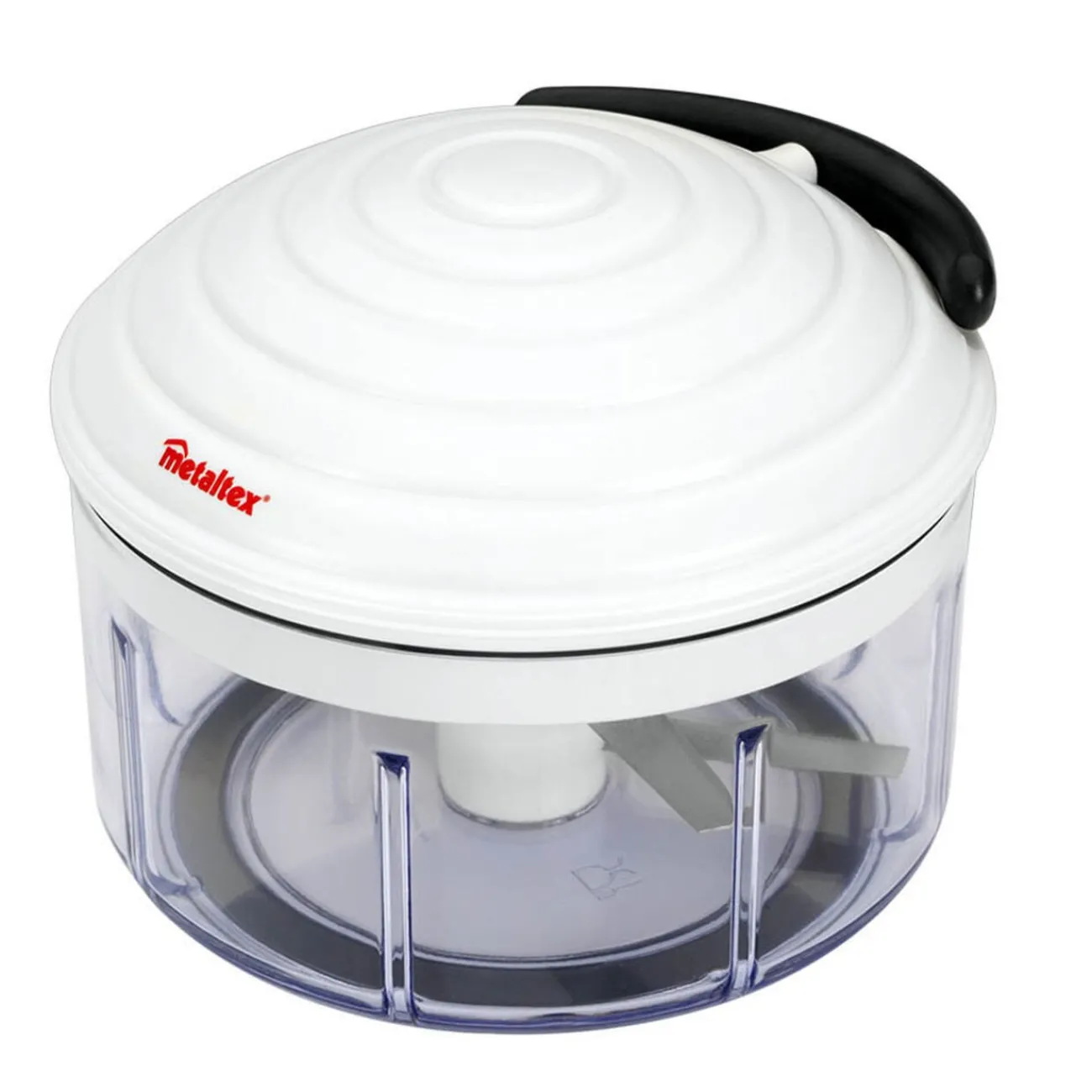 Clearance Hachoir manuel multiusage transparent couvercle blanc 500 ml Petit Électroménager