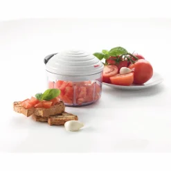 Clearance Hachoir manuel multiusage transparent couvercle blanc 500 ml Petit Électroménager