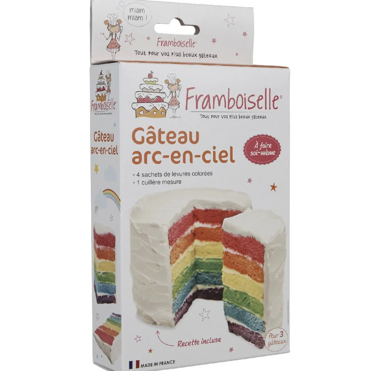 Hot Kit préparation gâteau arc-en-ciel Préparation Culinaire