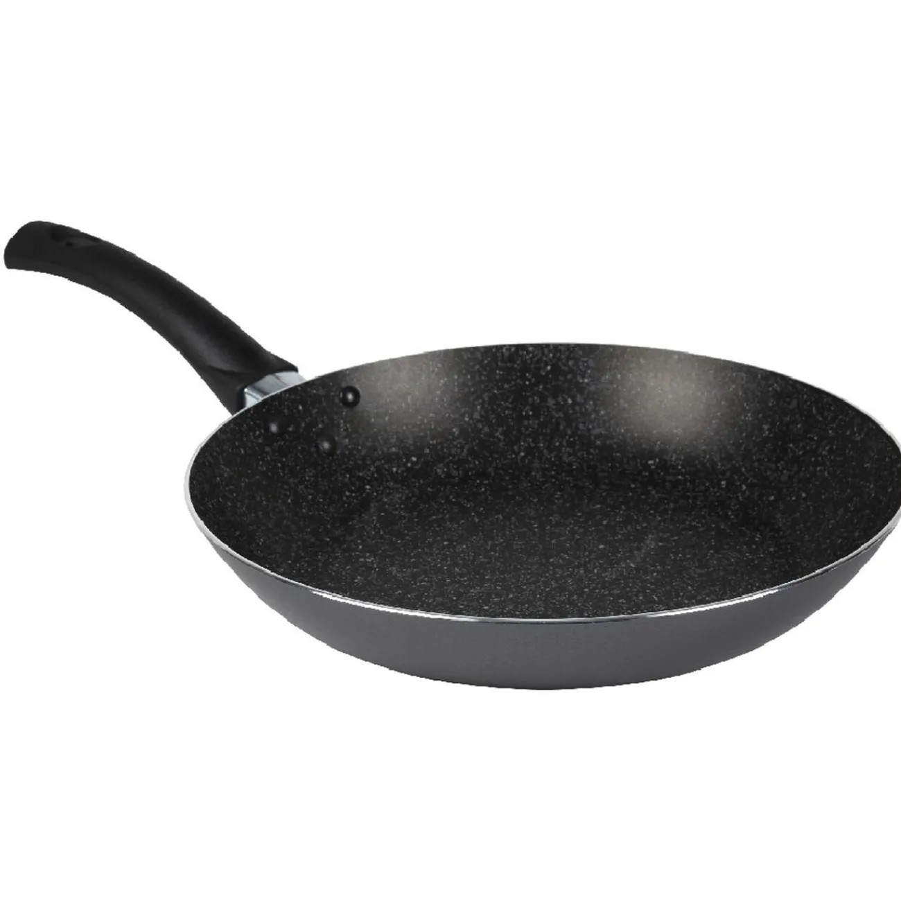 Lot 1 poêle + 1 casserole aluminium effet pierre Cuisson