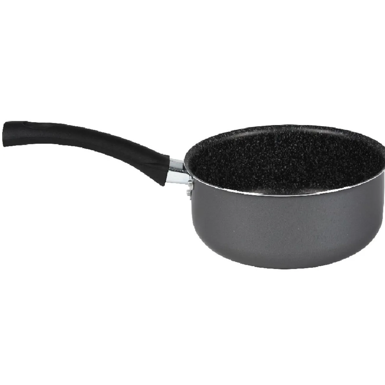 Lot 1 poêle + 1 casserole aluminium effet pierre Cuisson