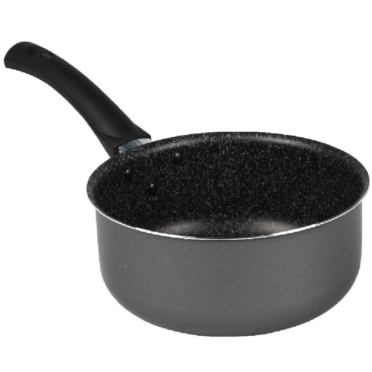 Lot 1 poêle + 1 casserole aluminium effet pierre Cuisson