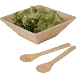 Online Lot de 2 couverts à salade en bambou Préparation Culinaire