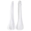 Outlet Lot de 2 couverts à salade plastique blanc L.31cm Préparation Culinaire