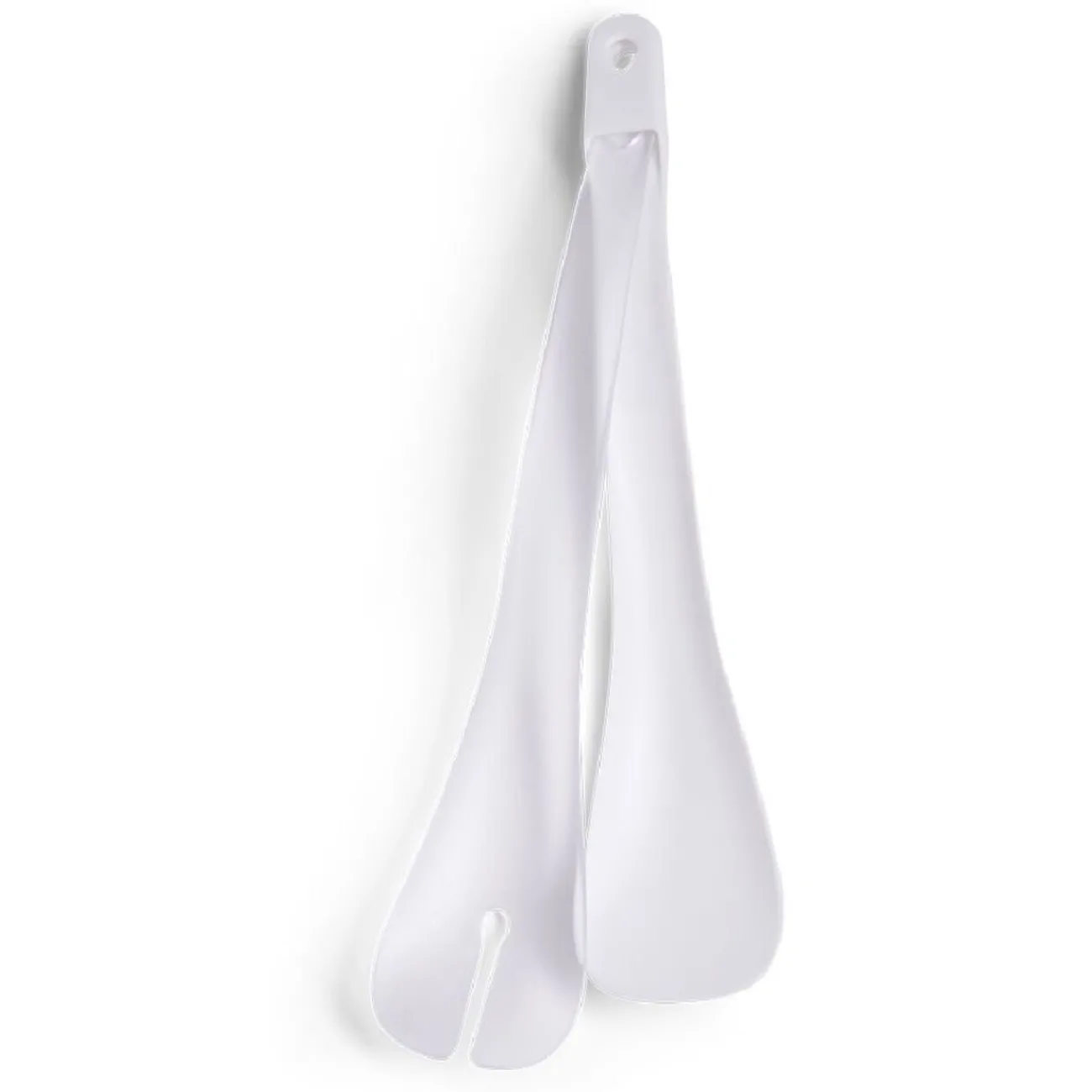 Outlet Lot de 2 couverts à salade plastique blanc L.31cm Préparation Culinaire