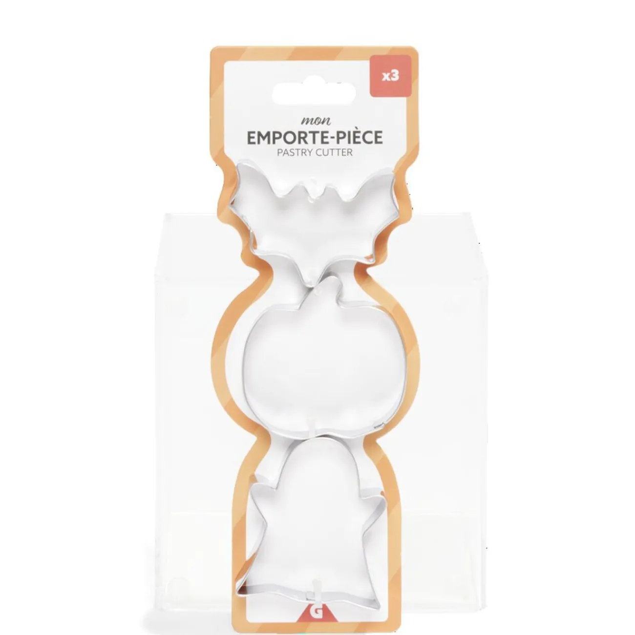 Online Lot de 3 moules à cookie en inox Ø6cm Cuisson