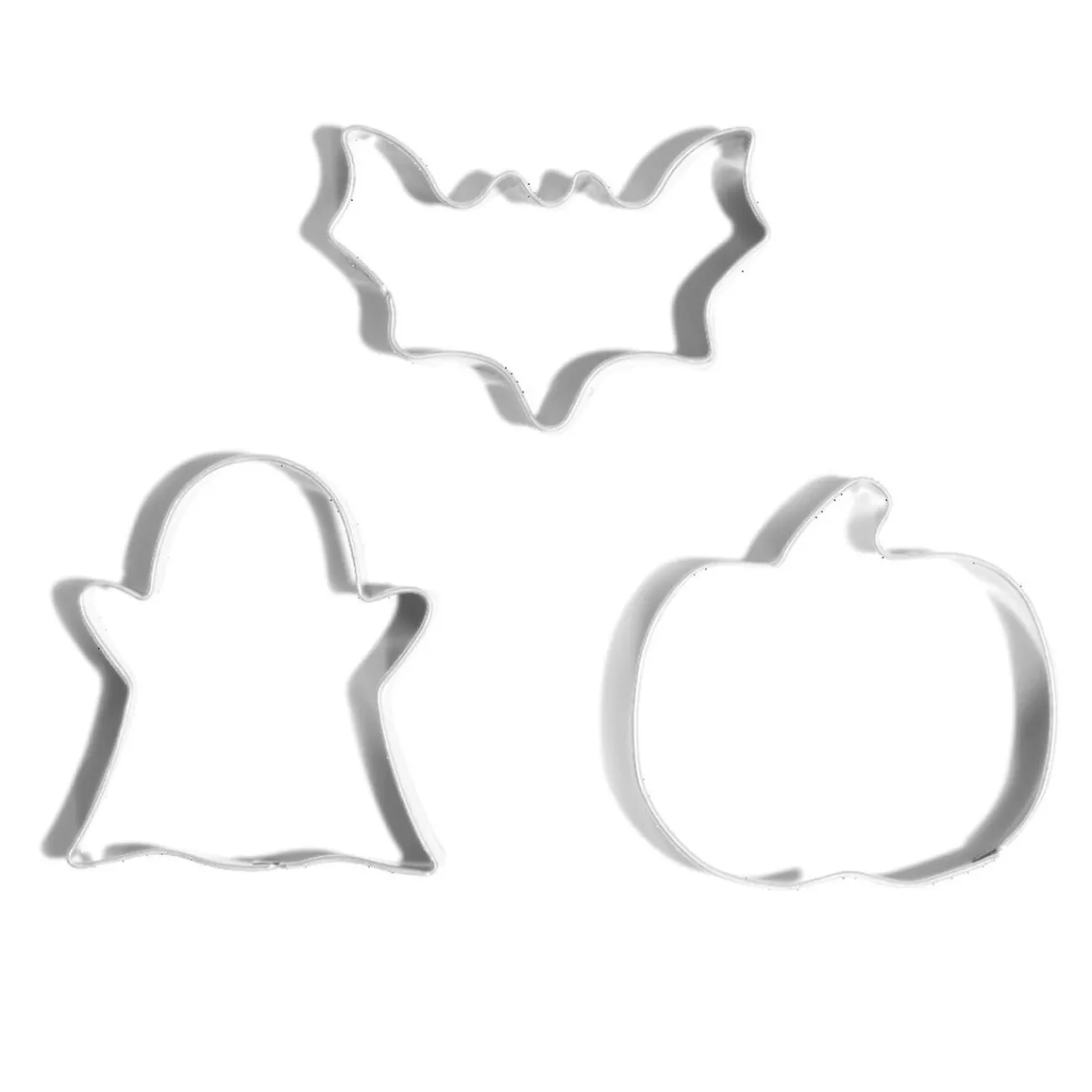 Online Lot de 3 moules à cookie en inox Ø6cm Cuisson