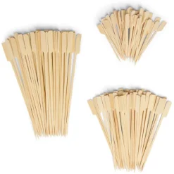 Outlet Lot de 150 piques d'apéritif en bambou Vaisselle Et Accessoires De Table