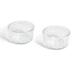 Best Lot de 2 ramequins en verre transparent Ø8,5xH4,5cm Cuisson