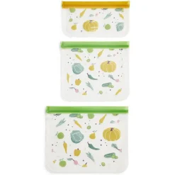 Sale Lot de 3 sacs alimentaires en plastique - 3 modèles Conservation Alimentaire