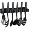 Online Lot de 6 ustensiles avec support noir gris Préparation Culinaire