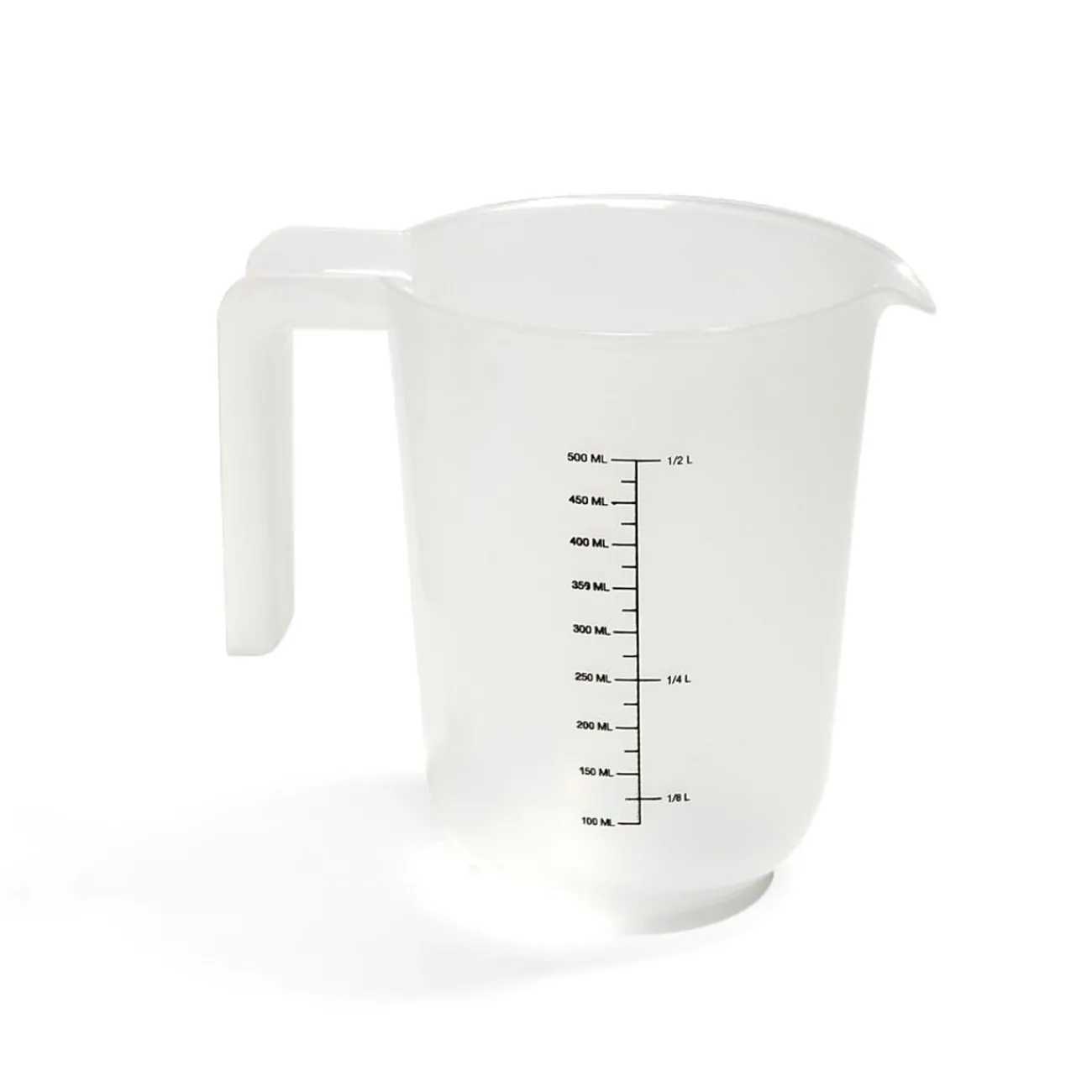 Outlet Lot de 3 verres mesureur 250/500/1000ml plastique blanc transparent Préparation Culinaire