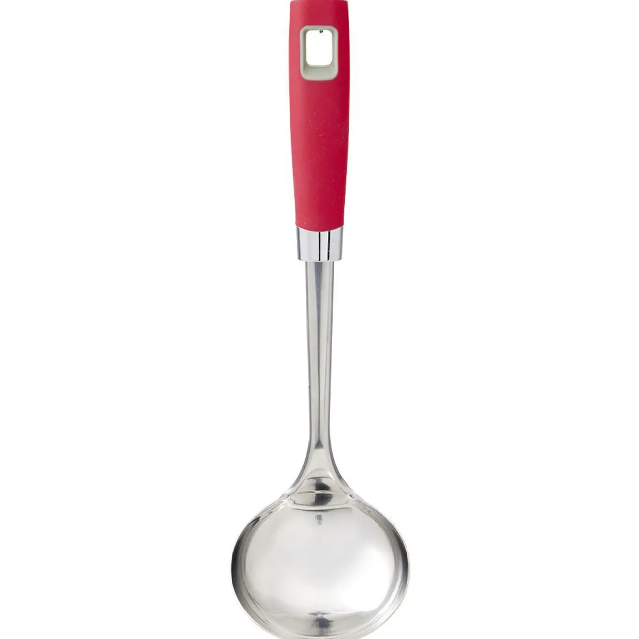 Discount Louche inox manche en polypropylène rouge Préparation Culinaire