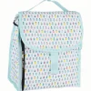 Sale Lunch bag réfrigérant blanc et bleu motif ananas multicolore Conservation Alimentaire