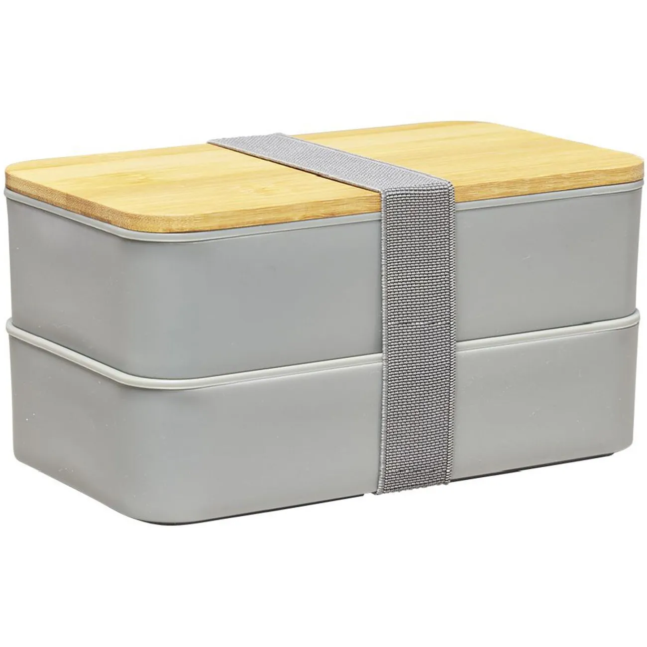 Sale Lunch box couvercle bambou x2 Conservation Alimentaire