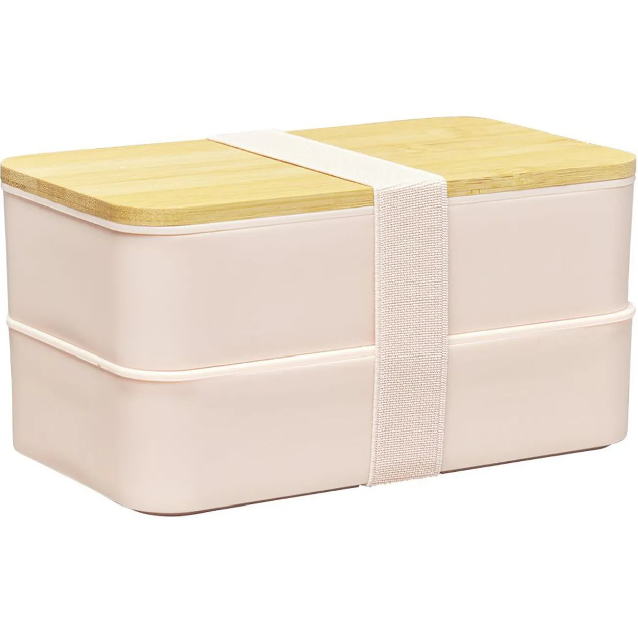 Sale Lunch box couvercle bambou x2 Conservation Alimentaire