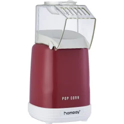 New Machine à pop corn Homday 1100W - rouge ou beige Petit Électroménager