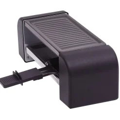 Hot Machine à raclette Duo connectable noire 2 poêlons 450W Petit Électroménager