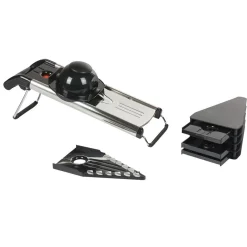Online Mandoline acier noir et gris Préparation Culinaire