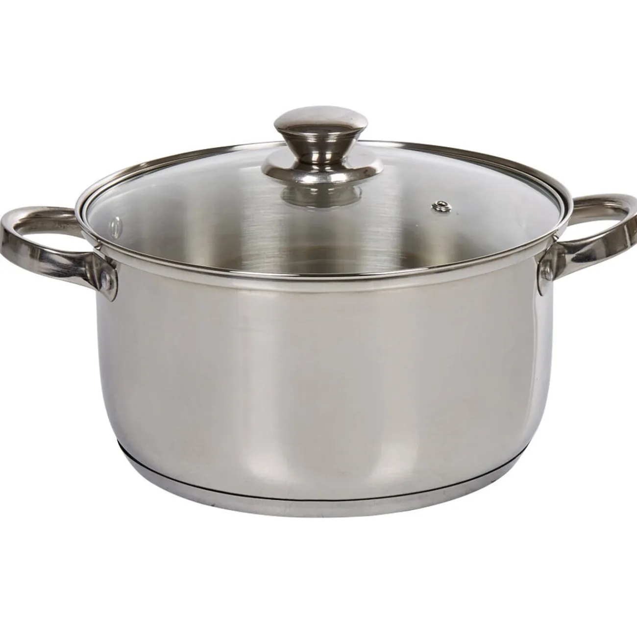 Hot Marmite inox avec couvercle en verre Cuisson