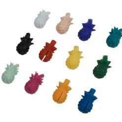 Sale Marqueur pour verre en silicone ananas X 12 Vaisselle Et Accessoires De Table