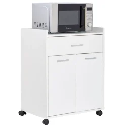 Online Meuble blanc pour micro ondes Kooky Rangement De Cuisine