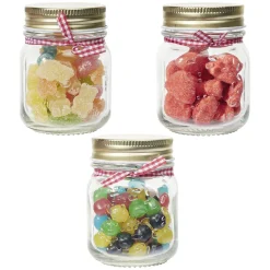 Sale Mini bocal en verre x3 Conservation Alimentaire