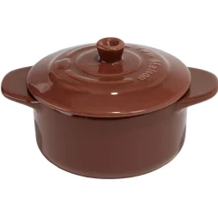 Online Mini cocotte en céramique avec couvercle Cuisson