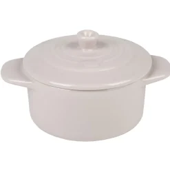 Mini cocotte ronde rose clair Cuisson