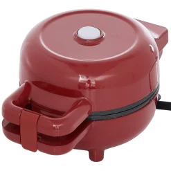 Mini gaufrier rouge 500-600W Petit Électroménager