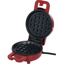 Mini gaufrier rouge 500-600W Petit Électroménager