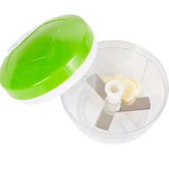 Best Mini hachoir manuel blanc et vert Petit Électroménager