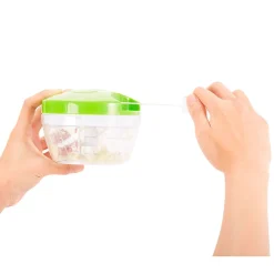 Best Mini hachoir manuel blanc et vert Petit Électroménager