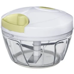 Clearance Mini hachoir manuel transparent blanc et vert Petit Électroménager