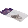 Sale Mini plateau rectangulaire mélamine blanc violet déco chat Vaisselle Et Accessoires De Table