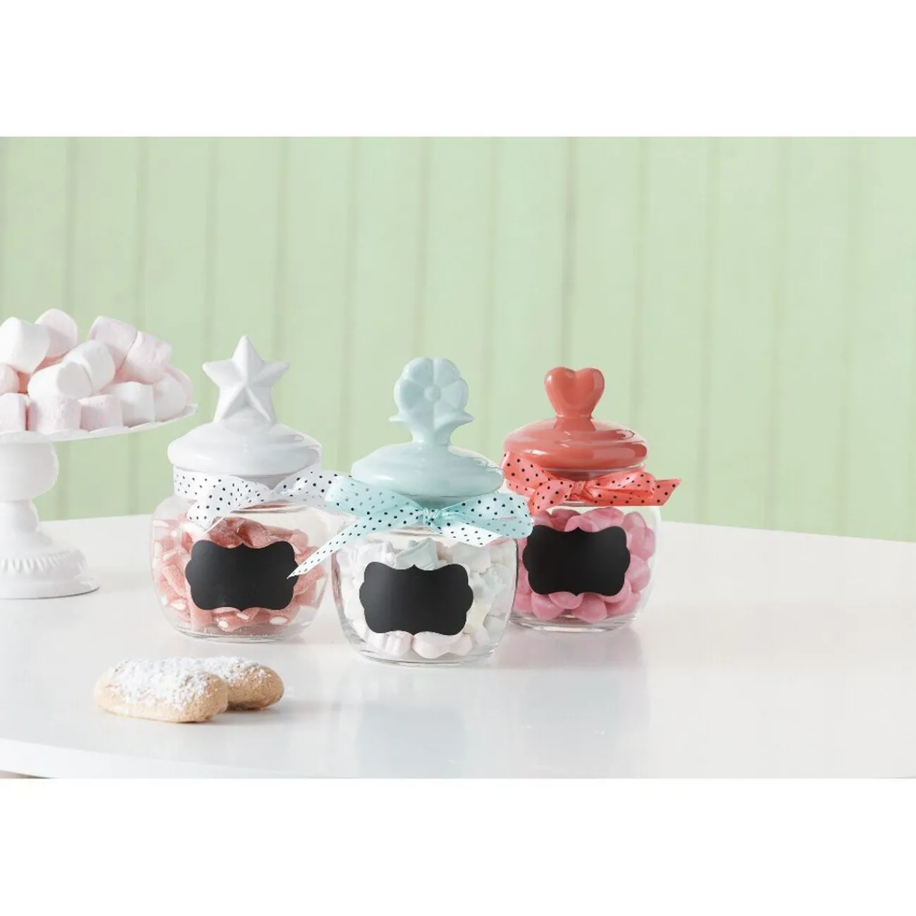 Sale Mini-Bonbonnière ardoise en verre Conservation Alimentaire