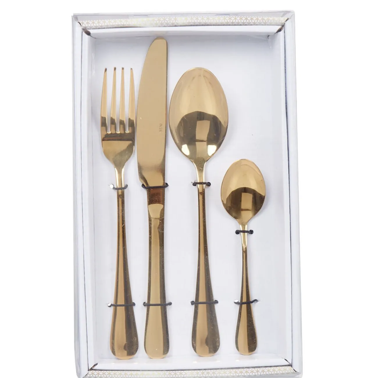 New Ménagère 24 pièces doré Préparation Culinaire