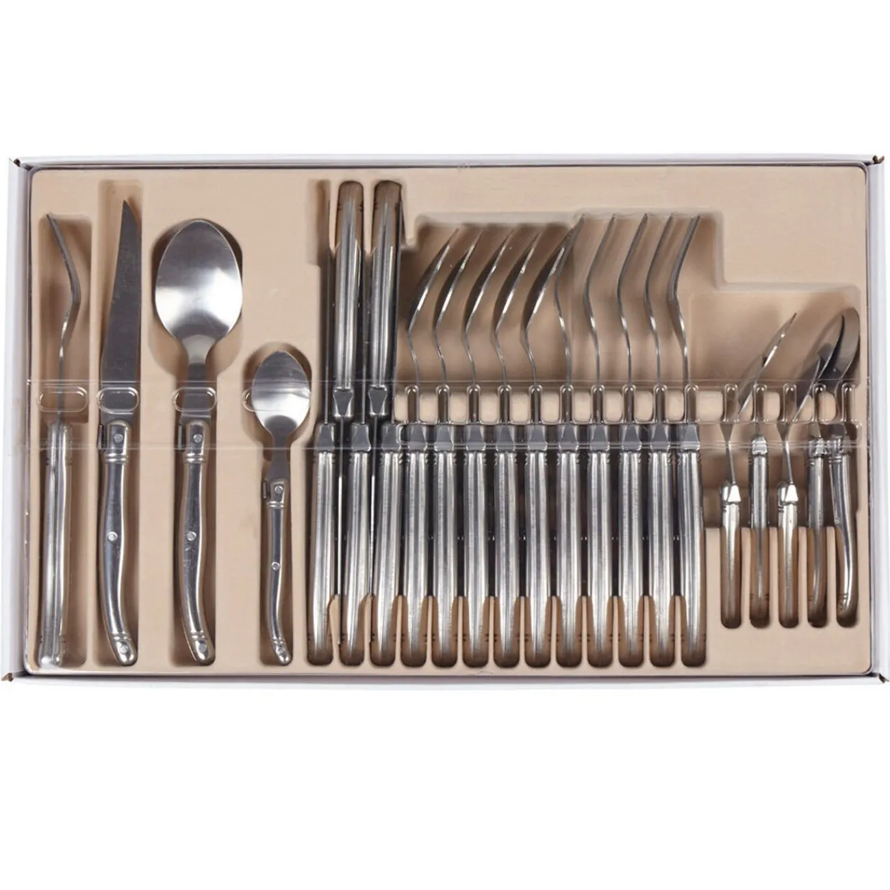 Sale Ménagère 24 pièces gris Vaisselle Et Accessoires De Table