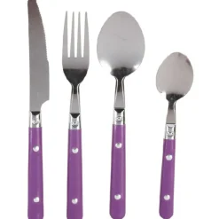 Sale Ménagère violet 16 pièces Vaisselle Et Accessoires De Table