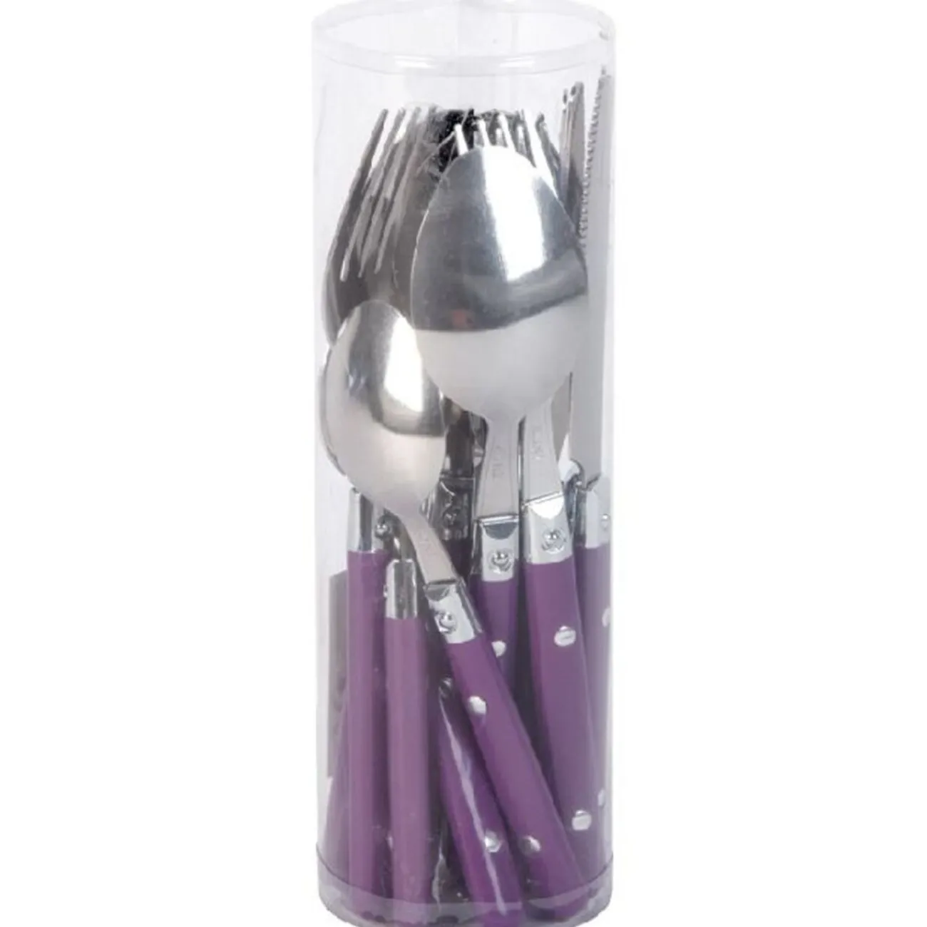 Sale Ménagère violet 16 pièces Vaisselle Et Accessoires De Table