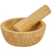 Best Mortier en bambou Ø15,8cm Préparation Culinaire